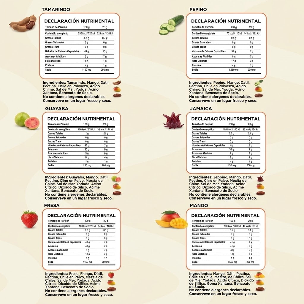 Frutique Mini, Rollos de Fruta 100% Natural Deshidratada, Endulzados Con Datil  – Snack Saludable Sin Azúcar – 6 Bolsas Bolsa Con 20g c/u – Botana Natural para Lunch y Snacks