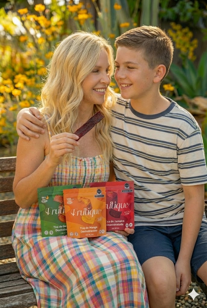 Fruta Deshidratada Natural, 100% Fruta, Tiras Sin Azúcar añadida