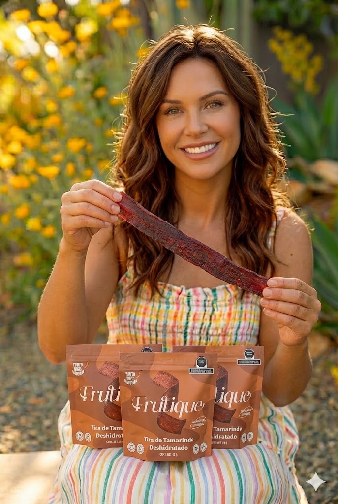 Tamarindo Deshidratado Natural, 100% Fruta, Tiras Sin Azúcar añadida, 1 Bolsa